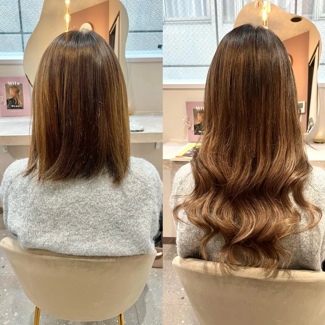 ロング ヘアアレンジ エクステ&ヘアセット Milaのヘアスタイル