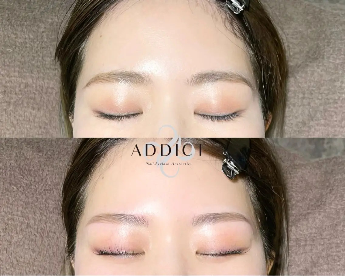 アイブロウ ワックス脱毛 ADDICT アディクトのネイルデザイン