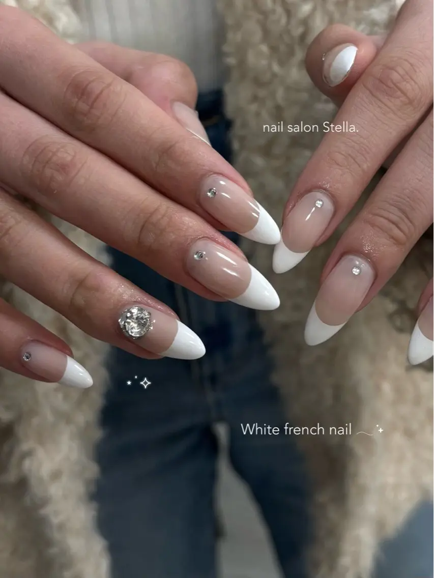 セミロング ハンドネイル nail salon stellaのネイルデザイン
