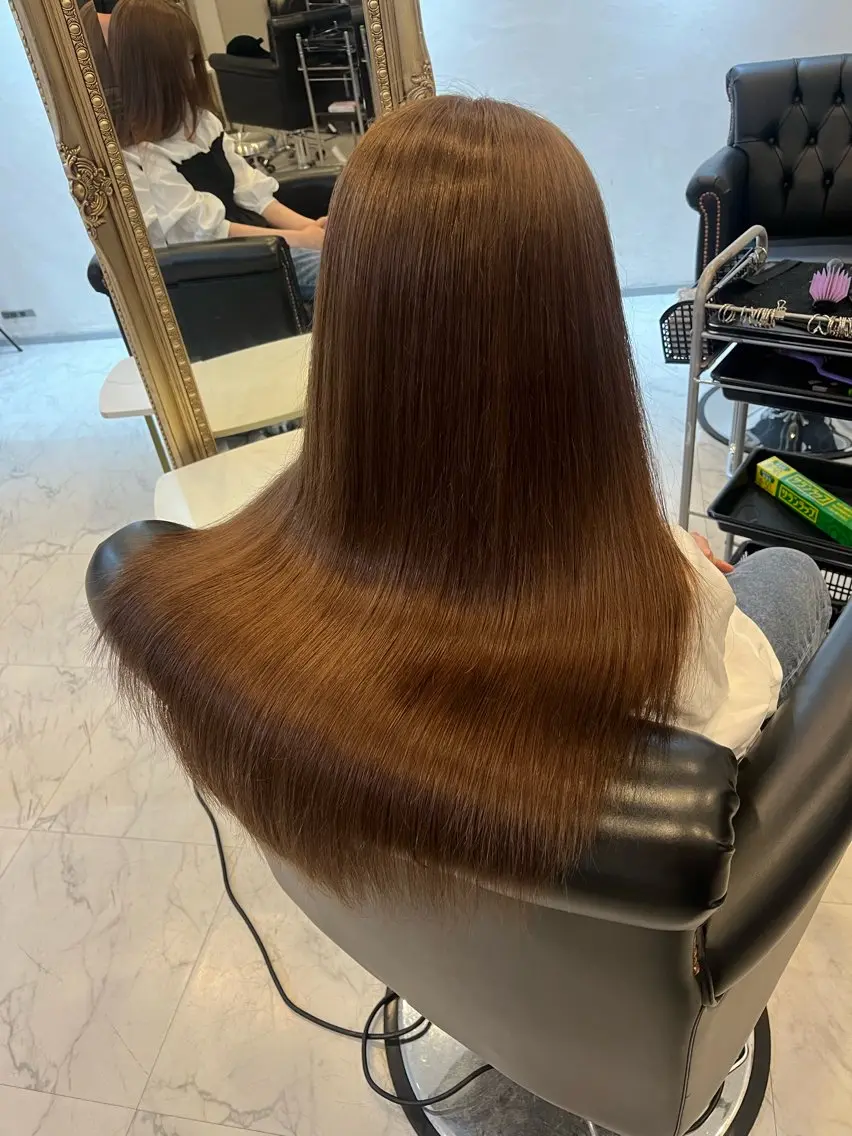 ロング エクステ ケアブリーチ&シール エクステの店和田翔莉のヘアスタイル