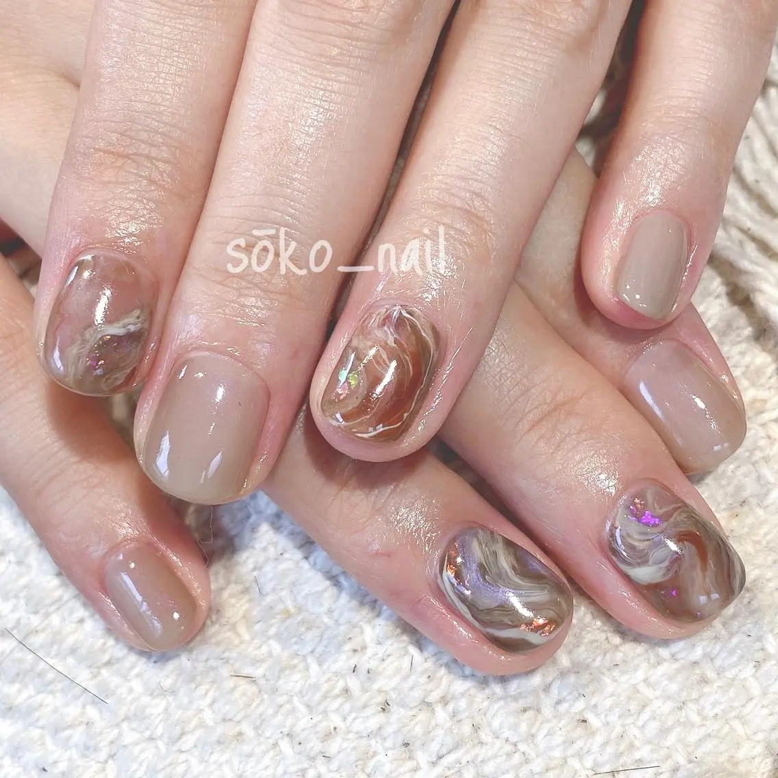 ネイル ハンドネイル megu  / sōko nailのネイルデザイン