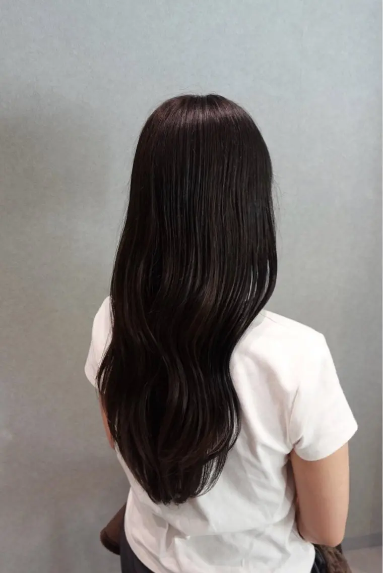 ロング カラー グレージュ Chouette .ayakaのヘアスタイル
