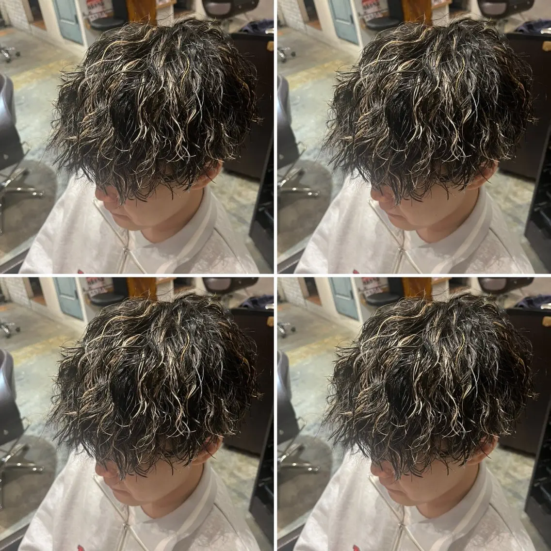 パーマ メンズ カット パーマ トリートメント ヘアセット メンズパーマ特化 店長望月謙二郎のヘアスタイル