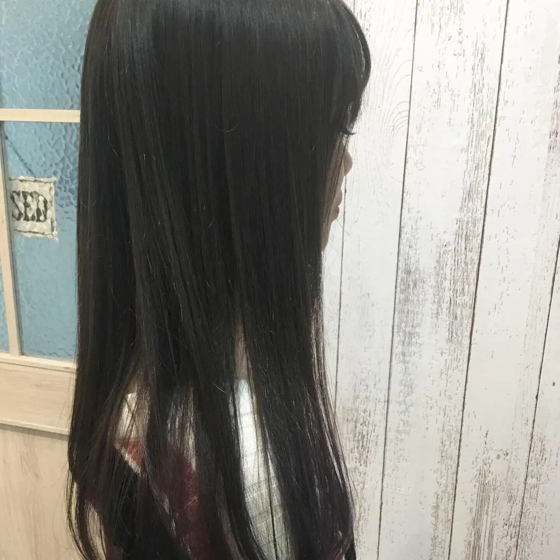 ロング カラー パーマ embrace エンブレイスのヘアスタイル