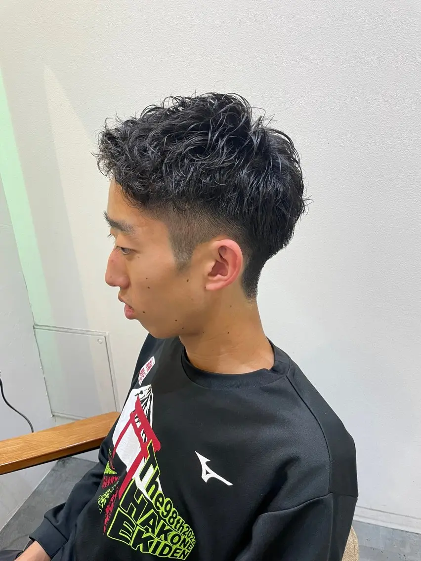 ショート パーマ ヘアアレンジ メンズ カット パーマ ヘアセット 🔥メンズ特化🔥 木村 祐太のヘアスタイル