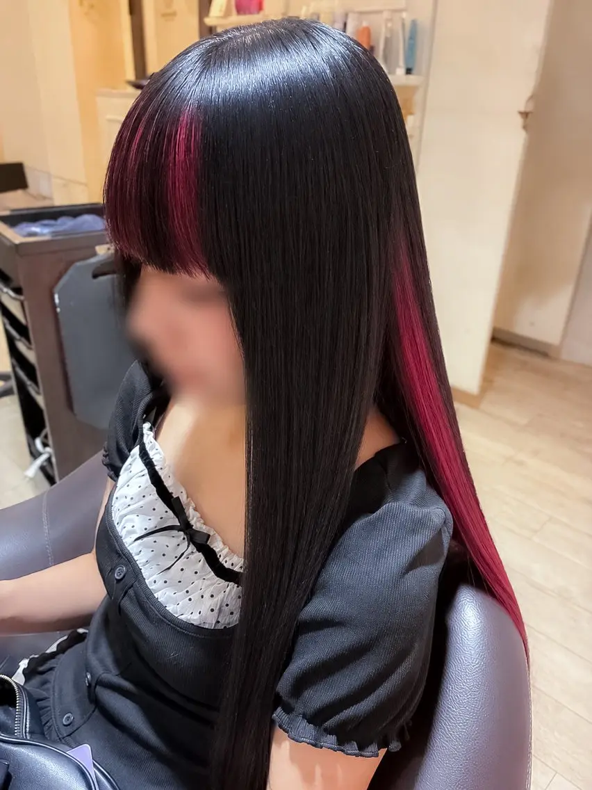 ロング カラー ヘアカラー 推し活美容師 つや。のヘアスタイル