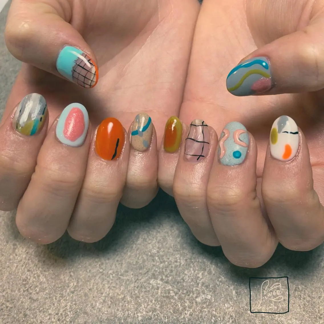 ネイル アートネイル クリアネイル フットネイル 持ち込み ニュアンスネイル ハンドネイル hamaguchi licoのネイルデザイン