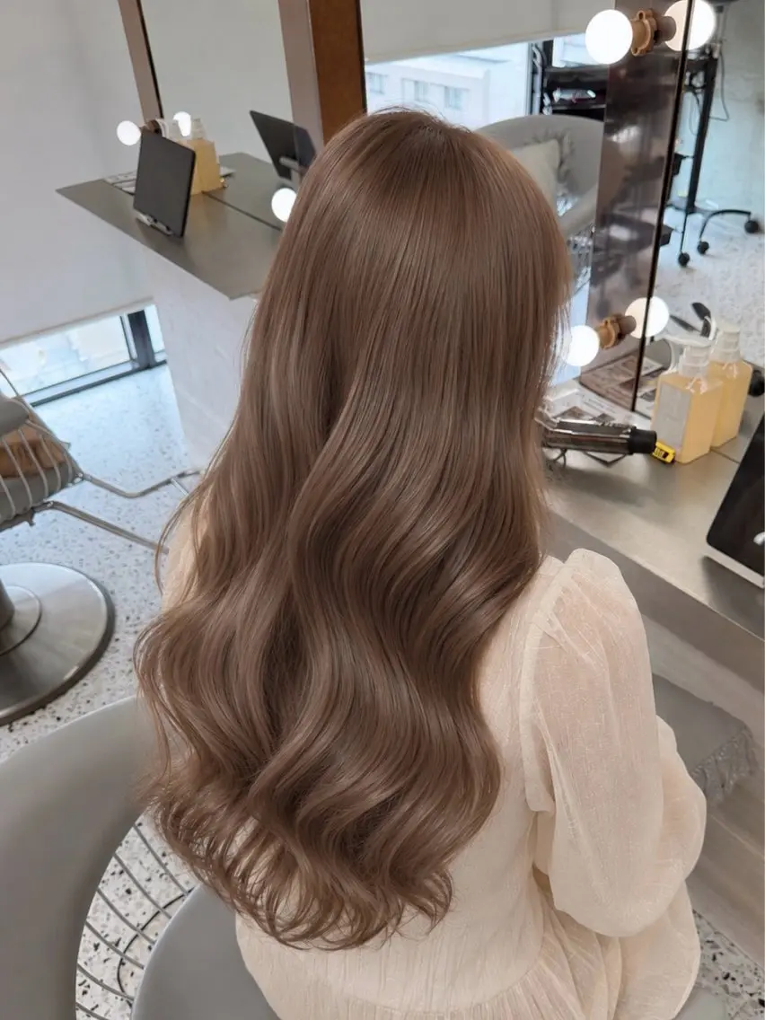 ロング カット ヘアカラー トリートメント 🤎透明感カラー/ suguru🤍のヘアスタイル