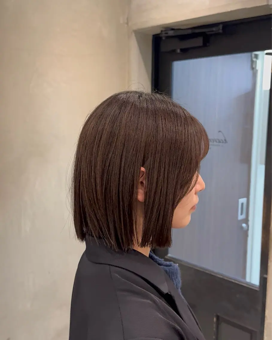 ショート ボブ カット ヘアカラー トリートメント ボブ/レイヤー/パー マ/新宿/KOKIのヘアスタイル