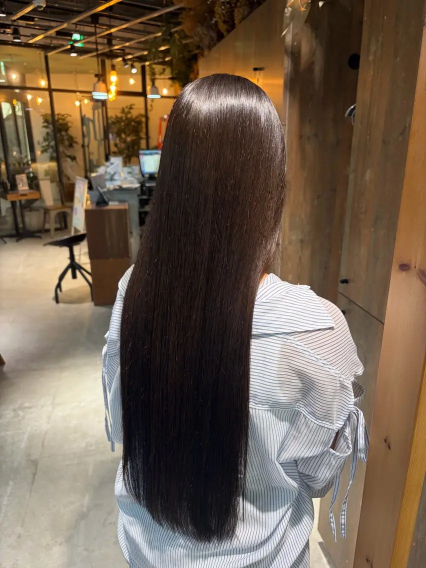 ロング 縮毛矯正 トリートメント 北村 未来のヘアスタイル