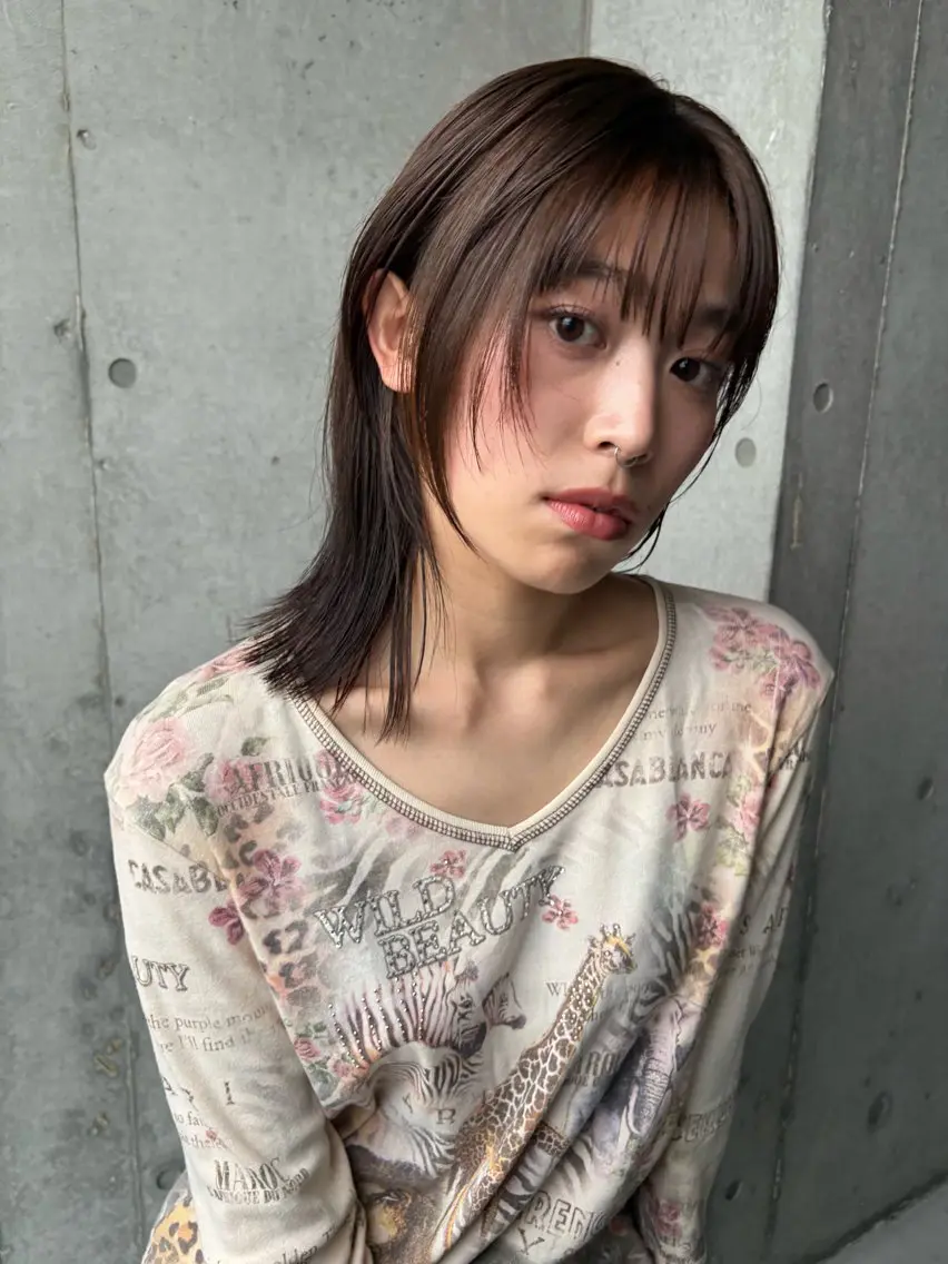 カラー ヘアカラー GAN /ダメージレスカラーのヘアスタイル