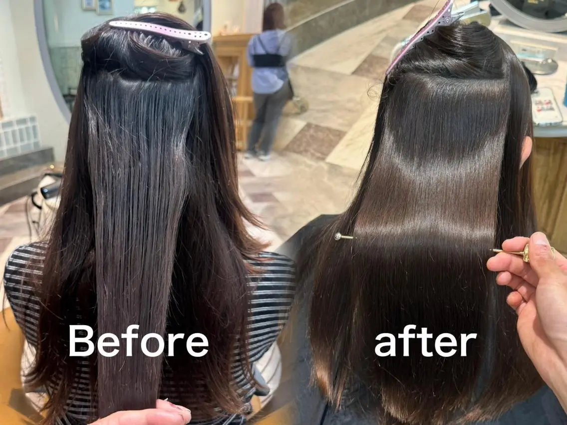 セミロング Lond alxeiaのヘアスタイル