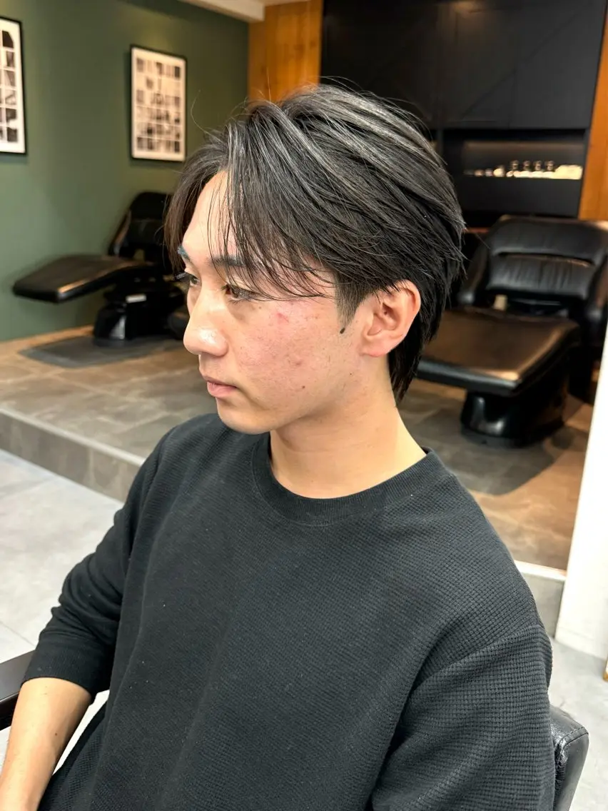 パーマ メンズ メンズパーマ ニュアンスパーマ カット パーマ トリートメント シャドウパーマ/ 波巻パーマYu-Kiのヘアスタイル