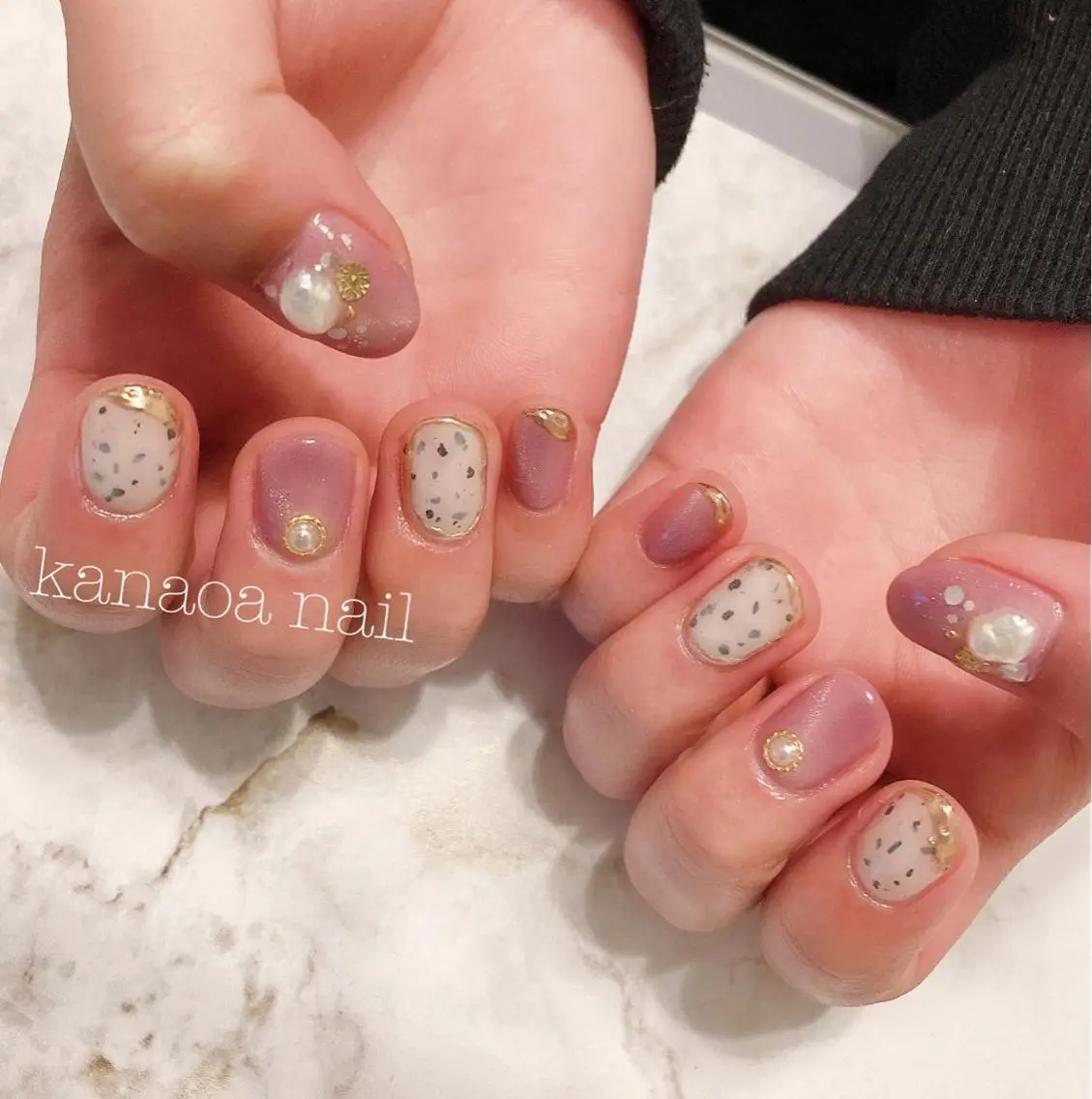 ネイル 地爪育成💅 kanaoanailのネイルデザイン