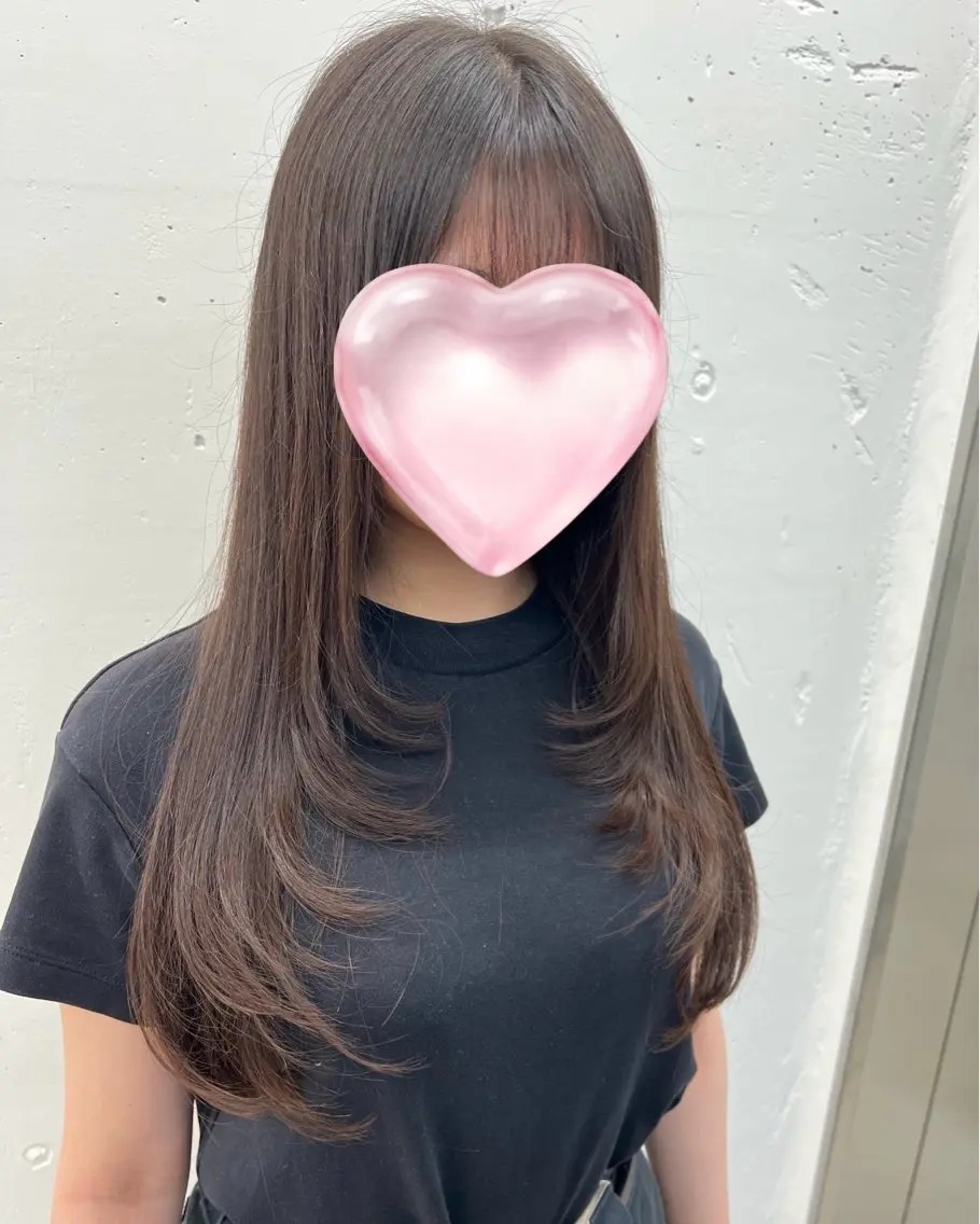 ロング カラー レイヤーカット カット 🌷︎あすか🌷 JILLSTUDIOのヘアスタイル