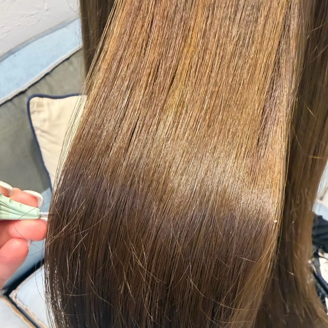 カラー ベージュカラー ブラウンカラー 牧野 心咲のヘアスタイル