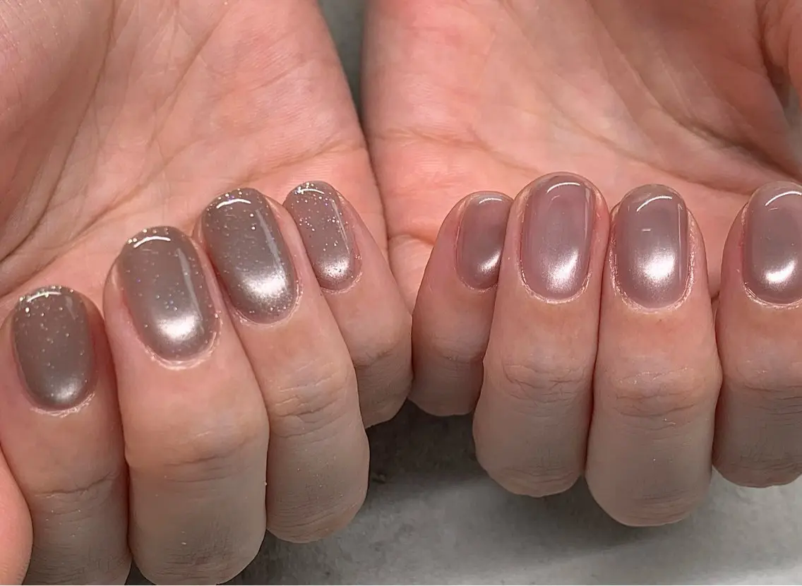 ネイル フラッシュネイル マグネットネイル ニュアンスネイル オフィスネイル シンプルネイル sufu. nail YUKIのネイルデザイン
