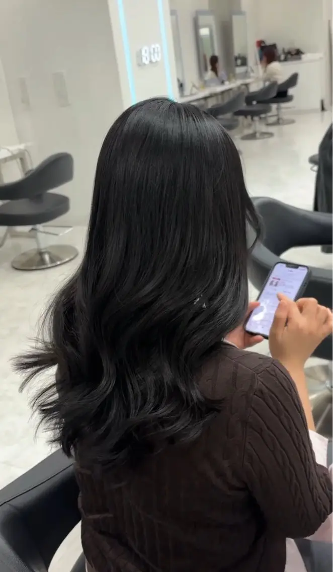 ロング カラー ヘアカラー 野口 楓華のヘアスタイル