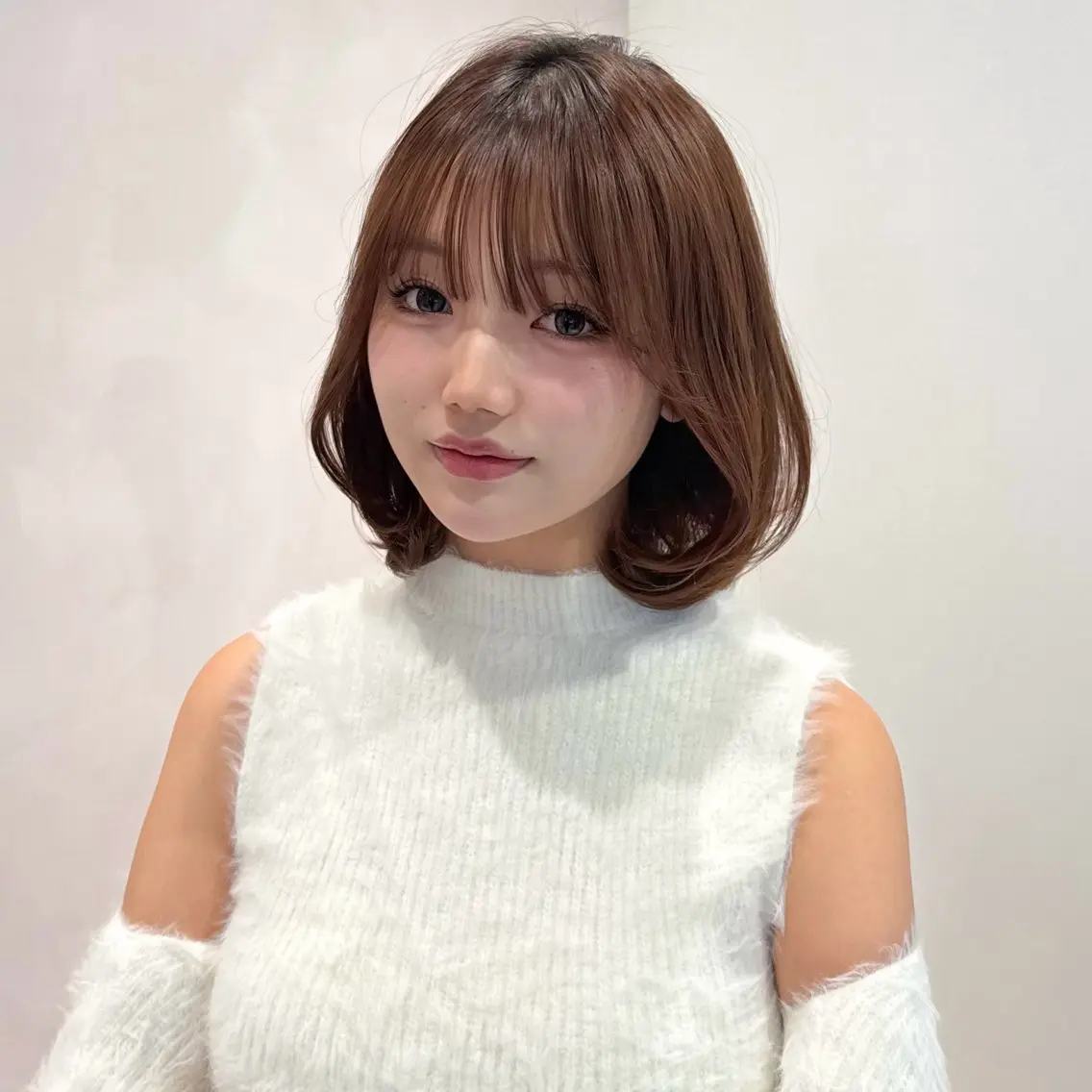 ミディアム 🇰🇷韓国ボブ/ 縮毛矯正🇰🇷愛誠のヘアスタイル