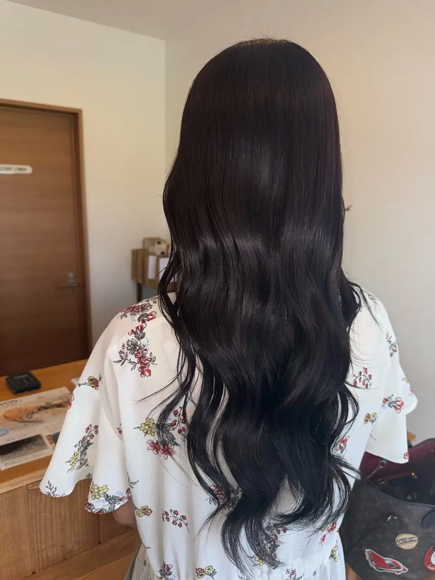 カラー ヘアカラー トリートメント ヘッドスパ タガミ リンカのヘアスタイル