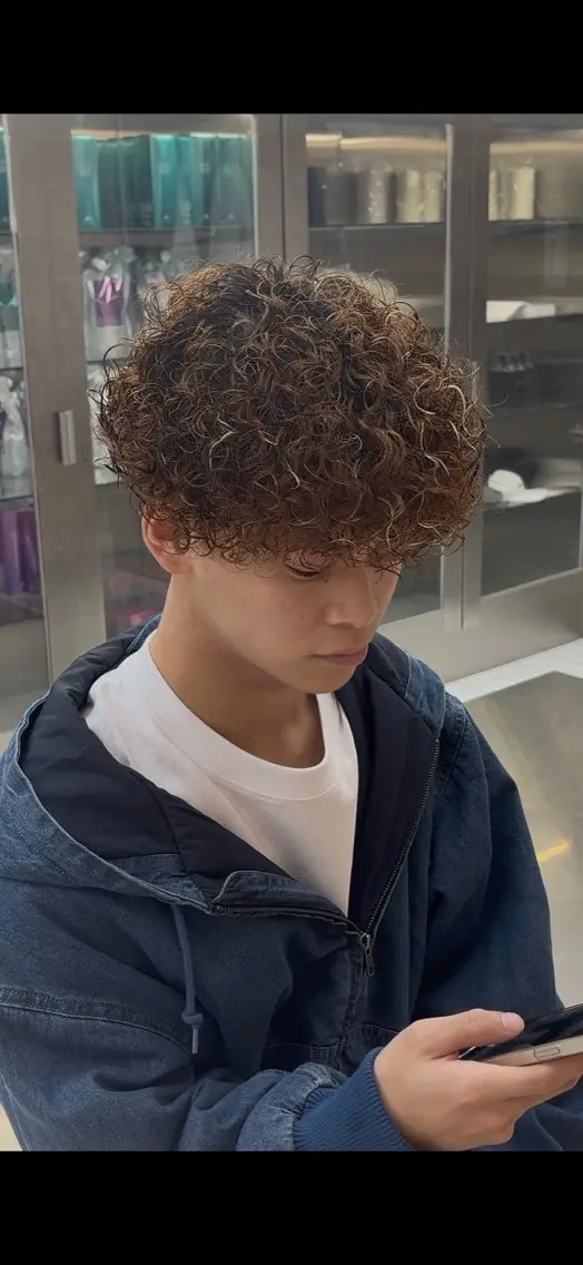 パーマ メンズ fifth 武正 琉生のヘアスタイル