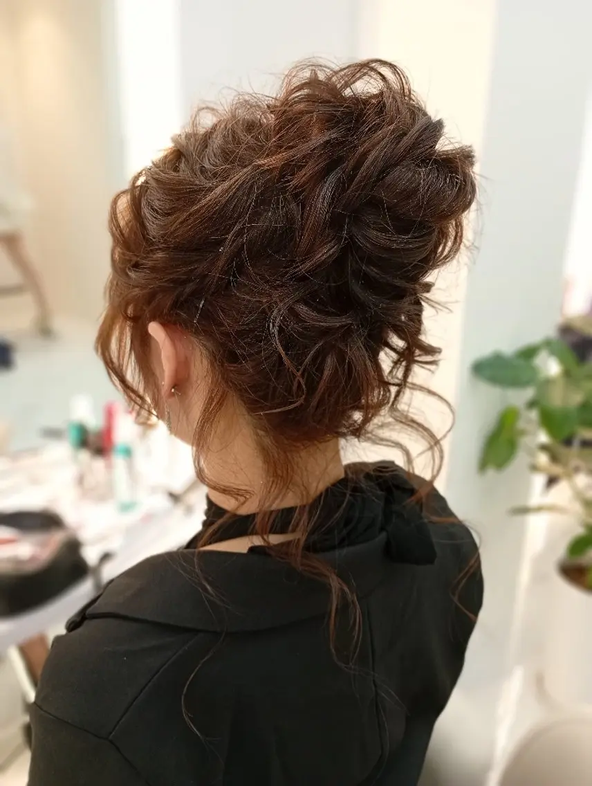 ヘアアレンジ ソウワ ヒナコのヘアスタイル