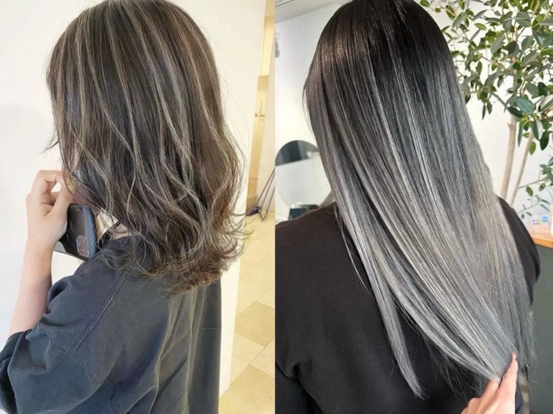 ロング ヘアカラー FABLE HAIR ファブル難波・心斎橋のヘアスタイル