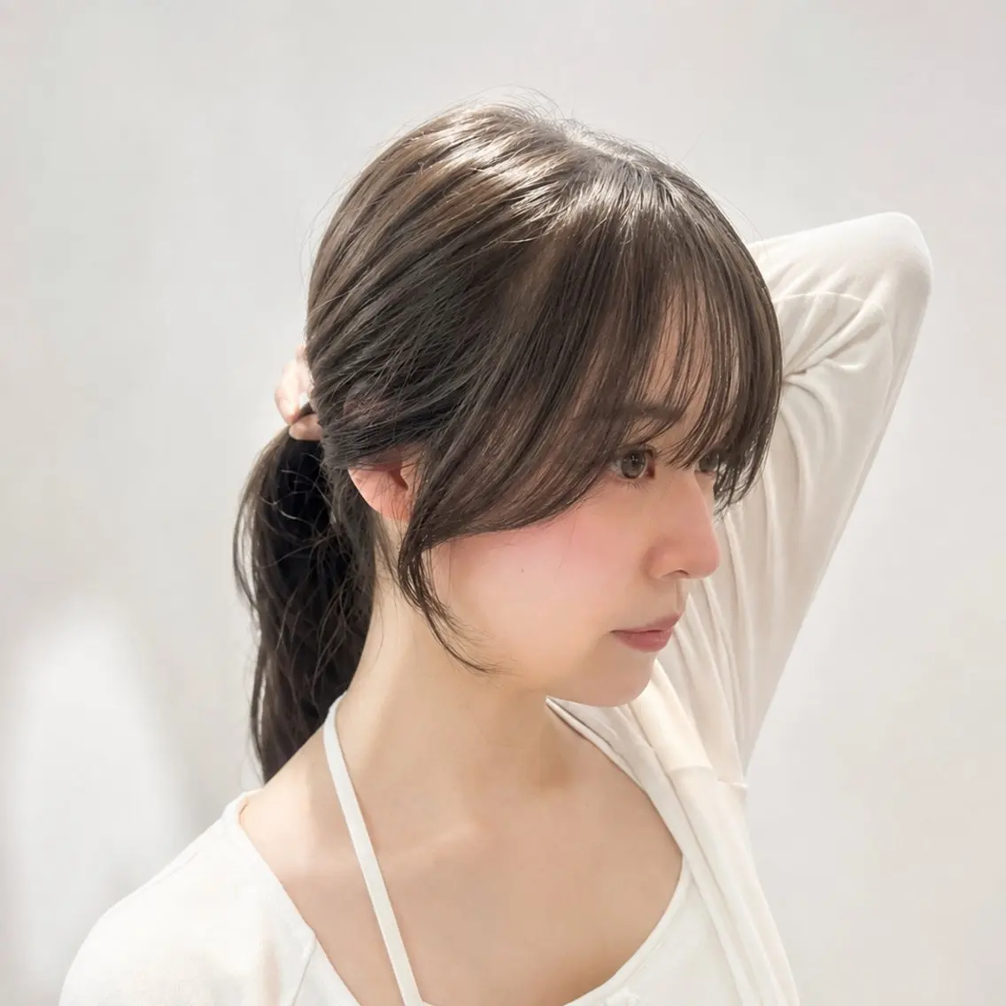 【💖すぐ整えたい💖】縛っても可愛い顔まわりカット➕コテスタイリングの写真