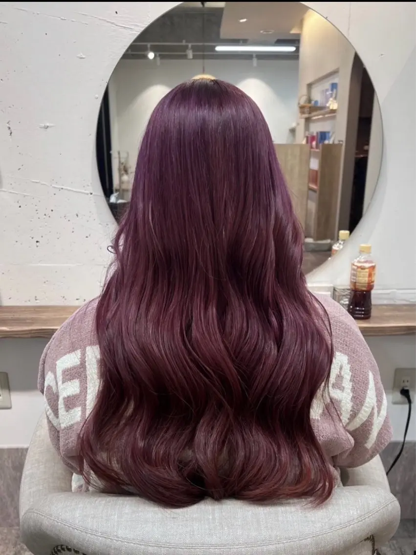 ロング ヘアカラー トリートメント Ami アミのヘアスタイル