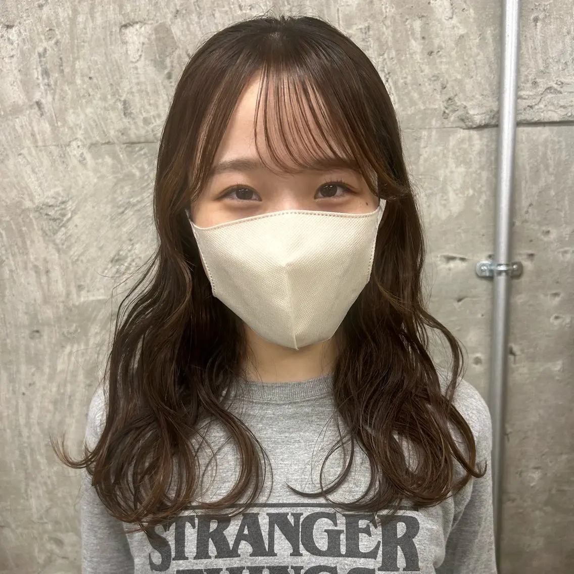 セミロング カラー ヘアアレンジ 新高円寺 Miranoのヘアスタイル