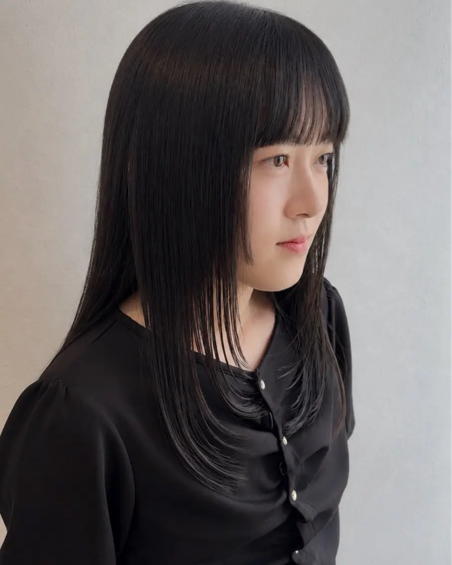 ロング レイヤーカット カット トリートメント igrek田口 響希のヘアスタイル