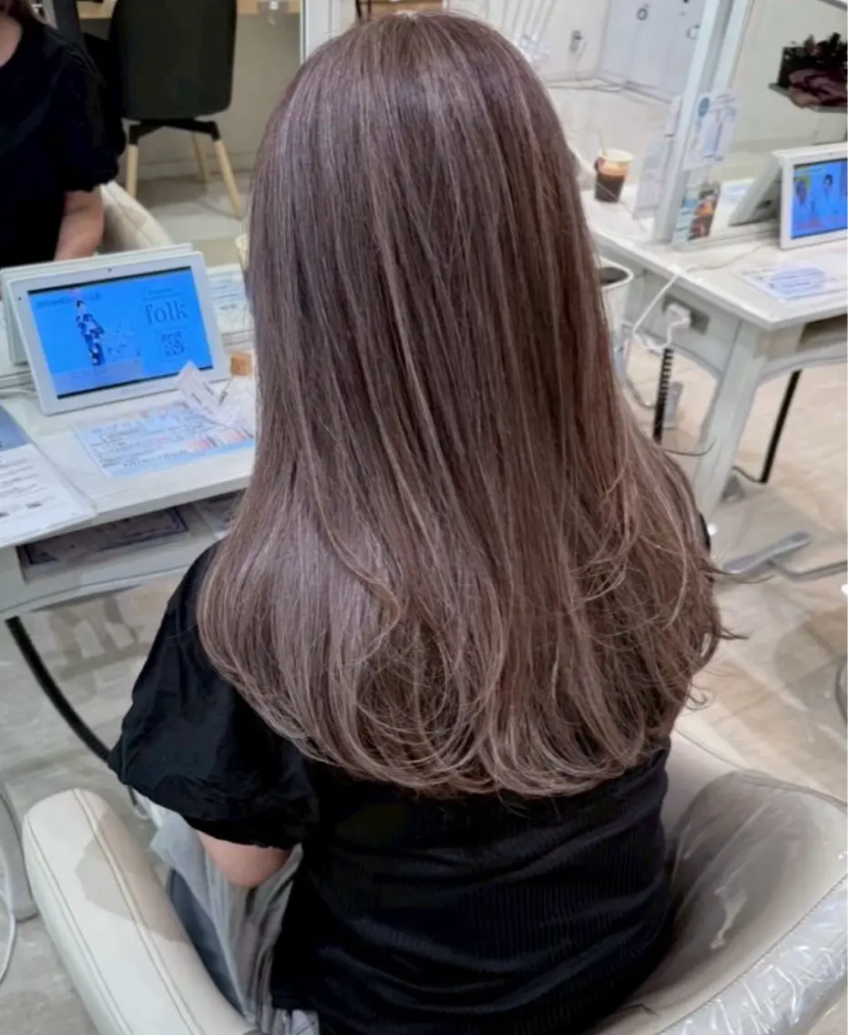 ロング カラー ヘアアレンジ 艶/透明感カラー🫧 🩵SYURA🩵のヘアスタイル