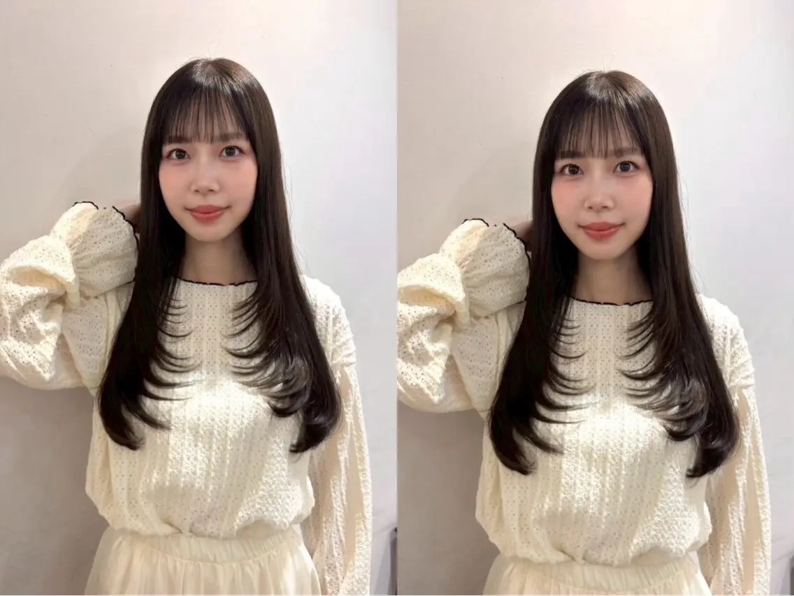 ロング カラー 石井 ひまりのヘアスタイル