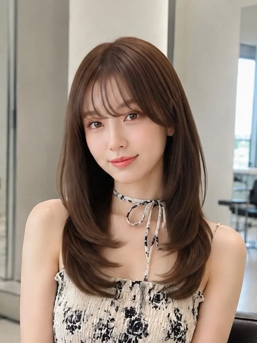 🉐『髪質改善ultowa or シナジー』+(全体or前髪)カット+カラー(クイックスパ+ヘアセット付)ウルトワの写真