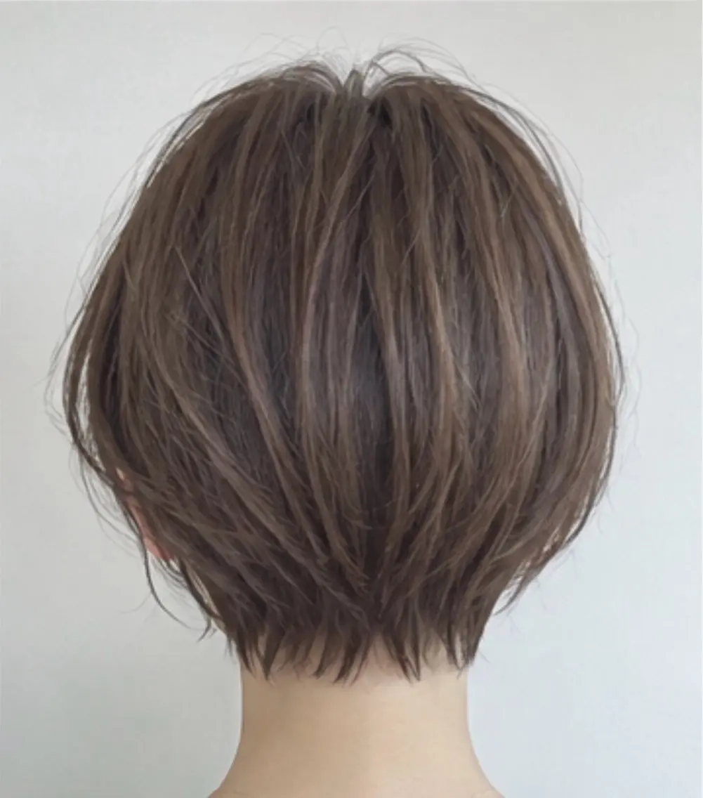 【10/18.24限定】💇‍♀️レディースショート カット.カラー(営業終了後19:30​〜​/3cm以上カット可能な方)の写真
