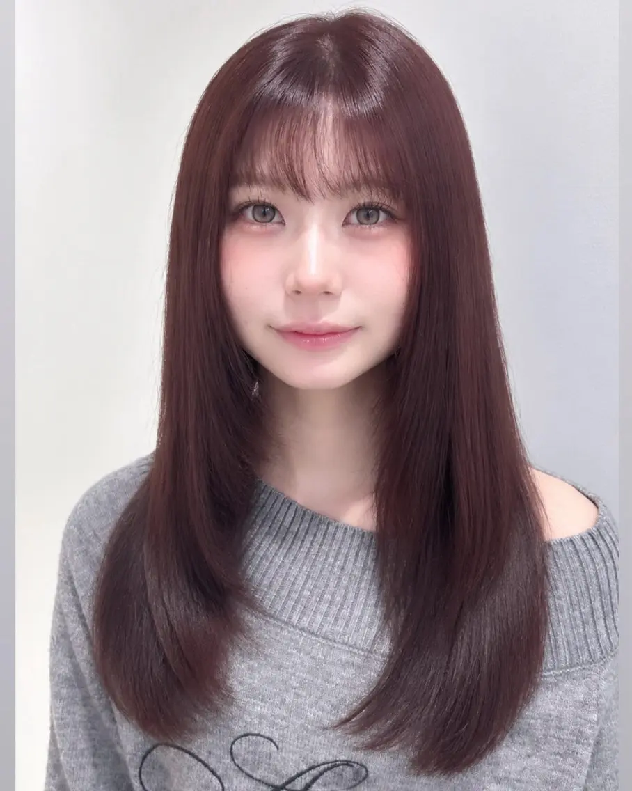 ロング ヘアカラー ハイトーン🌟/ 暖色カラー/あこ🎀のヘアスタイル