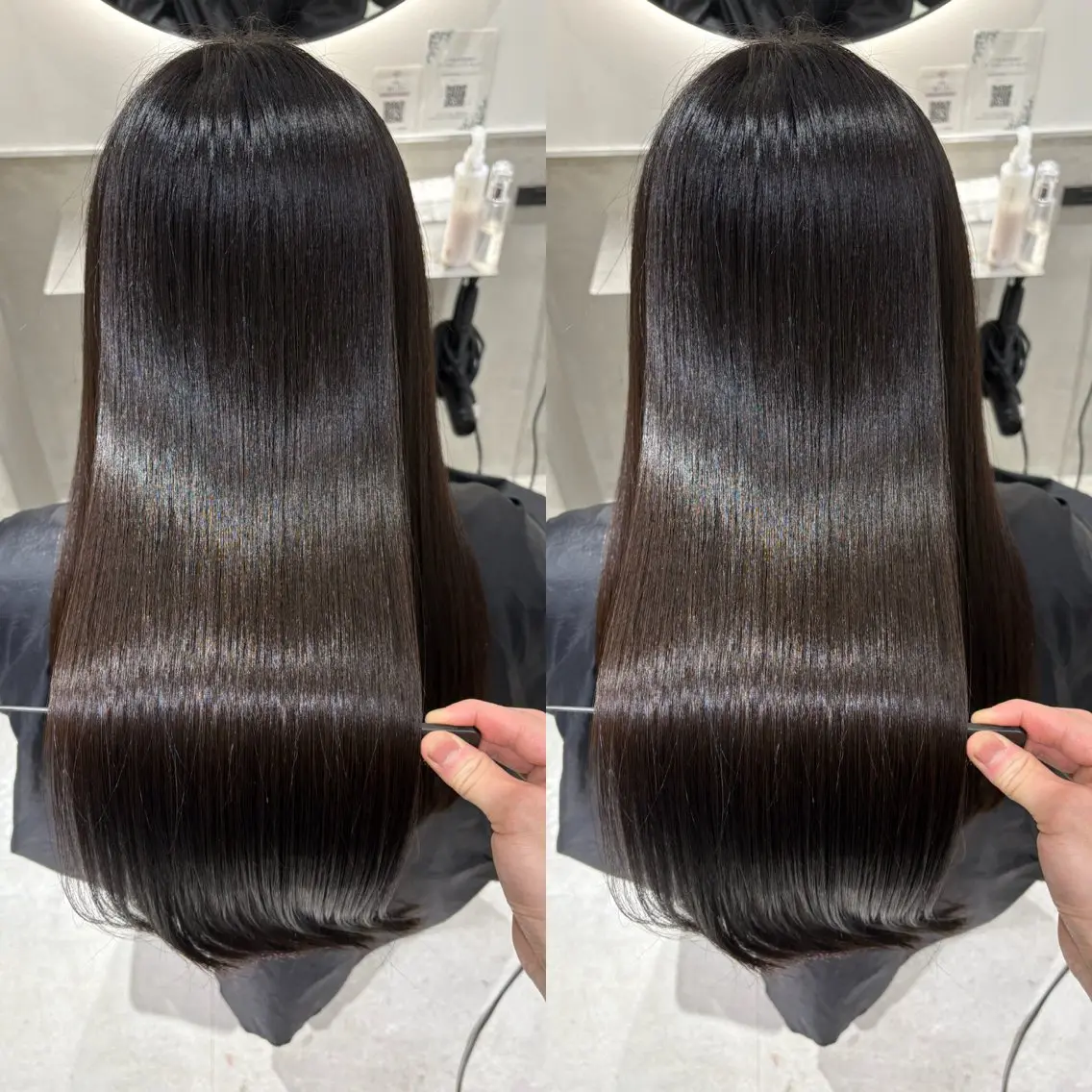 ロング カラー 髪質改善 縮毛矯正 トリートメント カット ヘアカラー 縮毛矯正 トリートメント 髪質改善 縮毛矯正/ レイヤー/銀座/本木のヘアスタイル