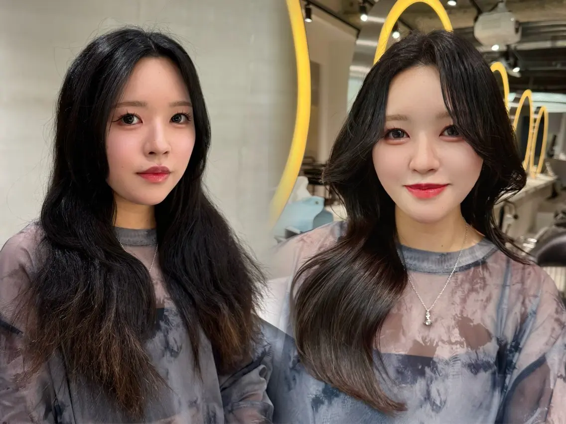 ロング カラー カット ヘアカラー トリートメント レイヤー/縮毛矯正 マスター✨️タケルのヘアスタイル