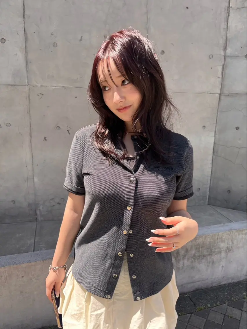 ミディアム ヘアカラー 酒井 美里のヘアスタイル