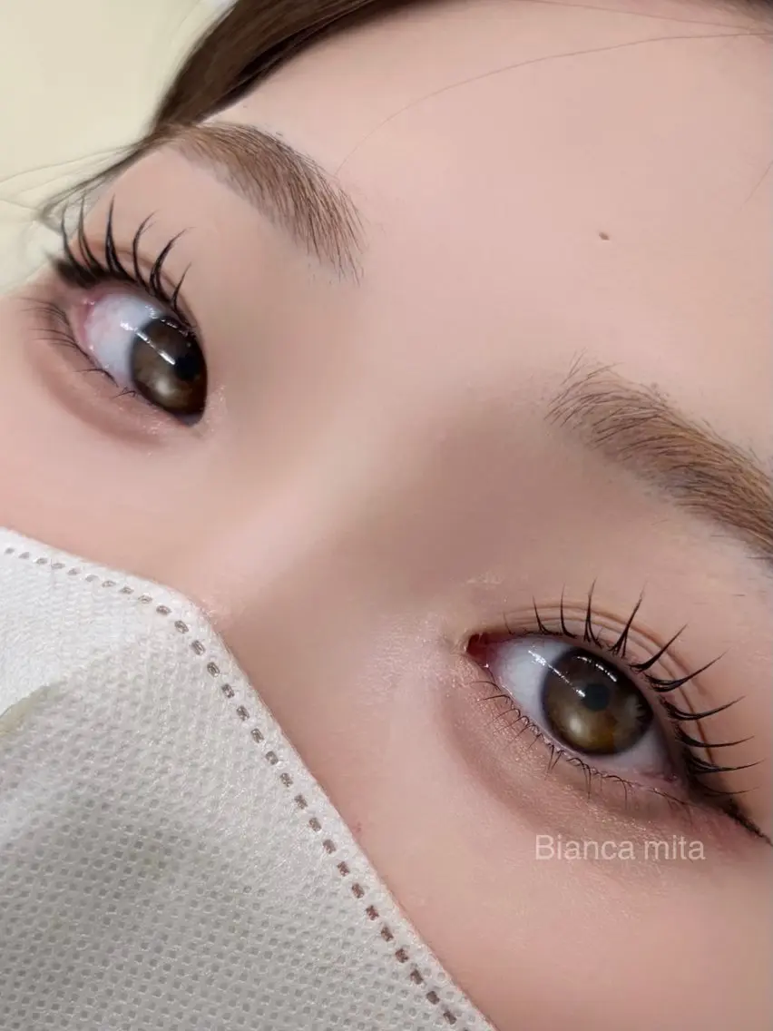 マツエク・マツパ 下まつげエクステ 一重×まつ毛パーマ マツパ BIANCA セイナのマツエク・マツパデザイン