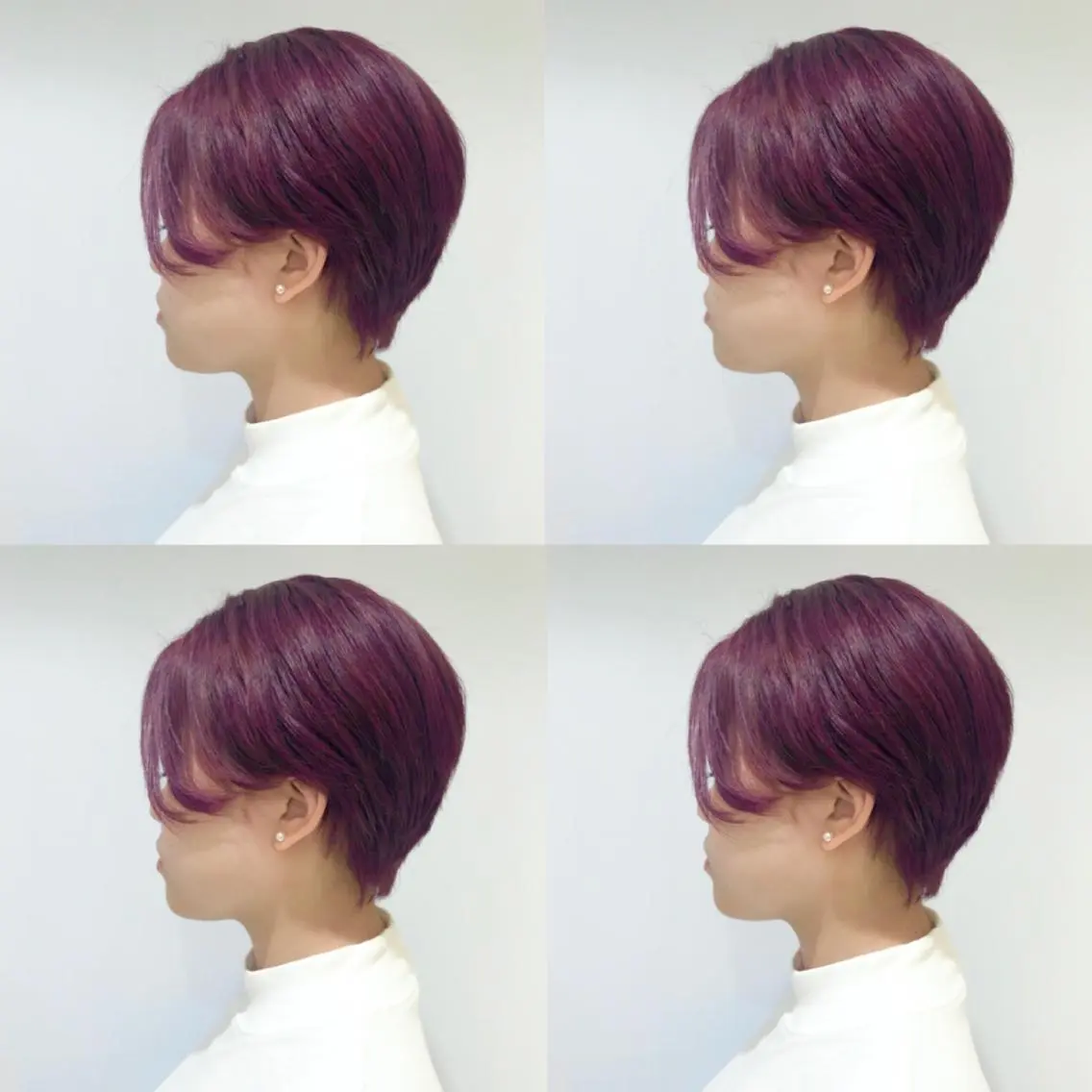 ショート カラー ウルフカット ハッシュカット/七海のヘアスタイル