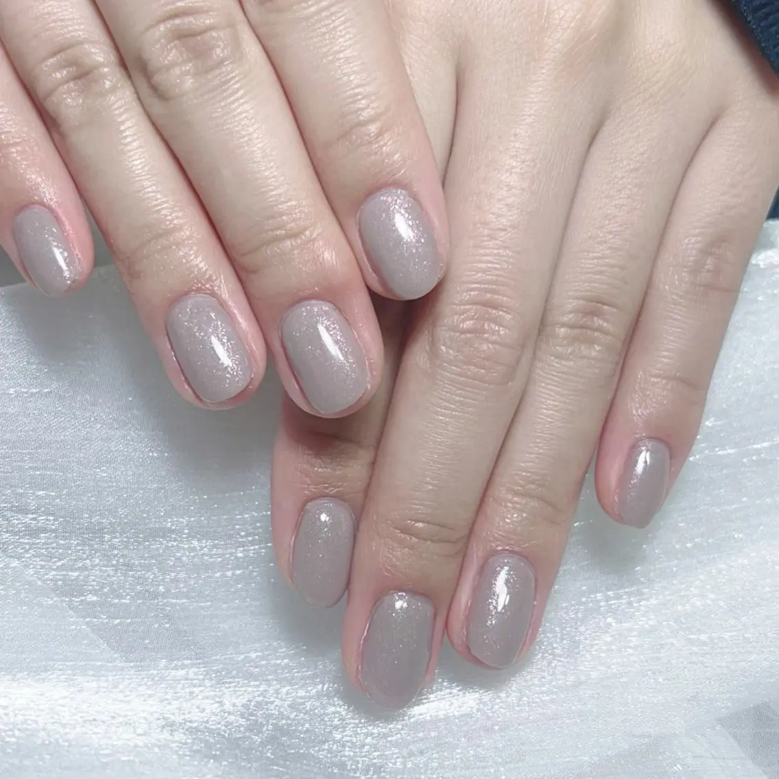 メンズ ネイル メンズ韓国風 アートネイル オーロラネイル ガーリー キラキラネイル ハンドネイル Nail salon 木にいるのネイルデザイン