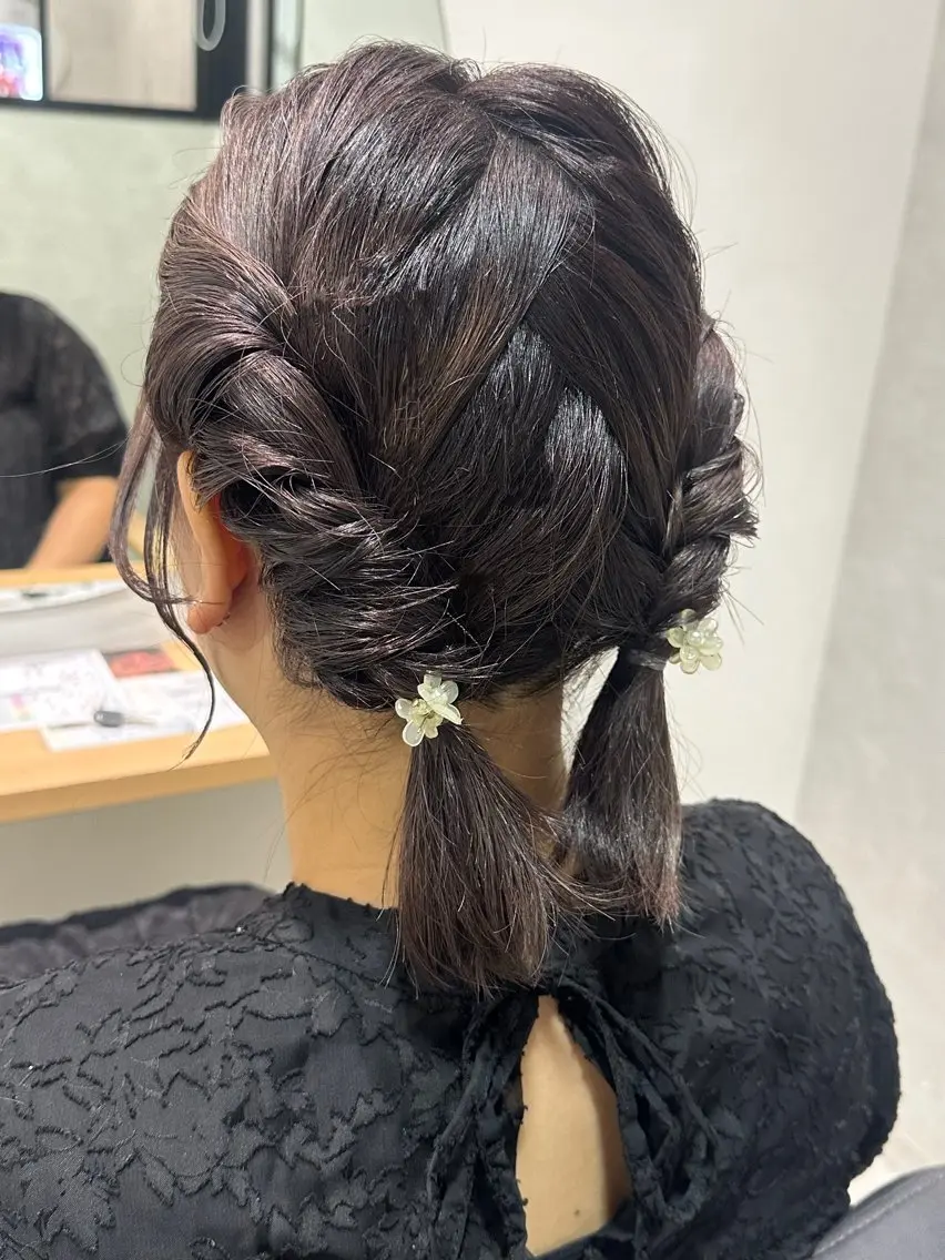 ミディアム 小寺 唯希のヘアスタイル