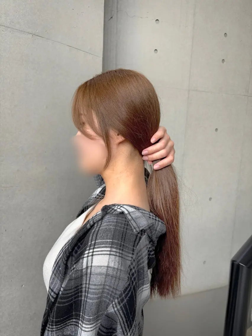 ロング 顔周りカット 似合わせカット レナ🧸🤎 アメリシュシュのヘアスタイル