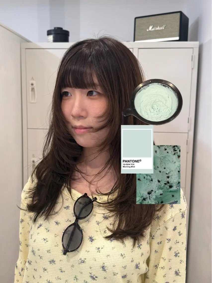 ロング カラー 韓国風ヘア カット ヘアカラー yutaka/透明感 カラー/髪質改善🤎のヘアスタイル