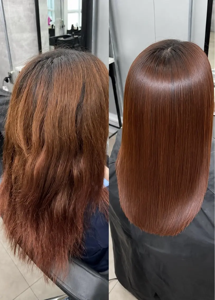ロング くせ毛 トリートメント カット ヘアカラー 縮毛矯正 トリートメント 🌈縮毛矯正特化 No.1 SORAのヘアスタイル