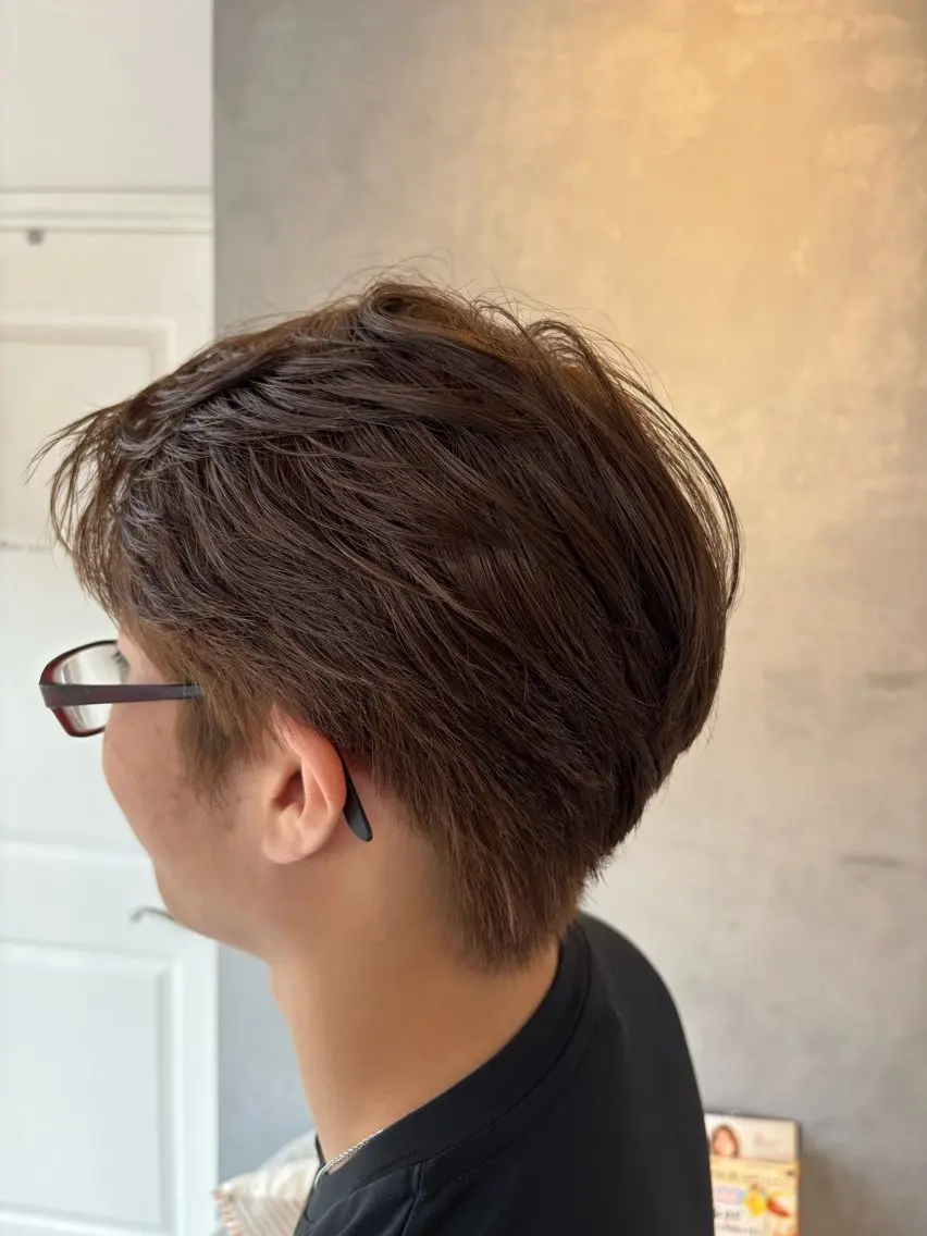 カラー メンズ 村上 斗玖亜のヘアスタイル