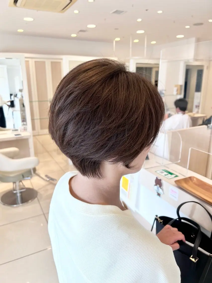ショート カラー カット ヘアカラー 金子 直樹のヘアスタイル