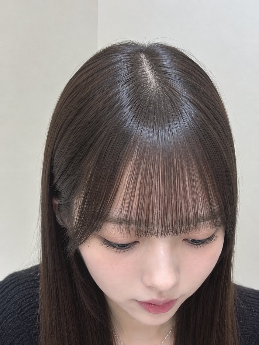 ロング 縮毛矯正 縮毛矯正モデル募集✨ 天野叶渉のヘアスタイル