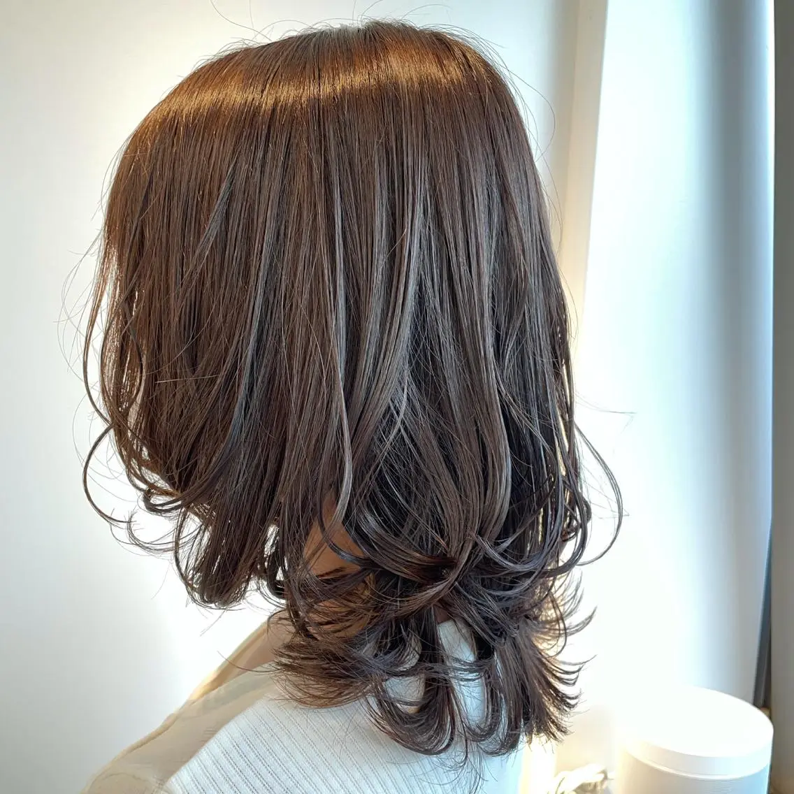 ミディアム カラー 💈髪質改善メニュー 佐藤 萌💈のヘアスタイル